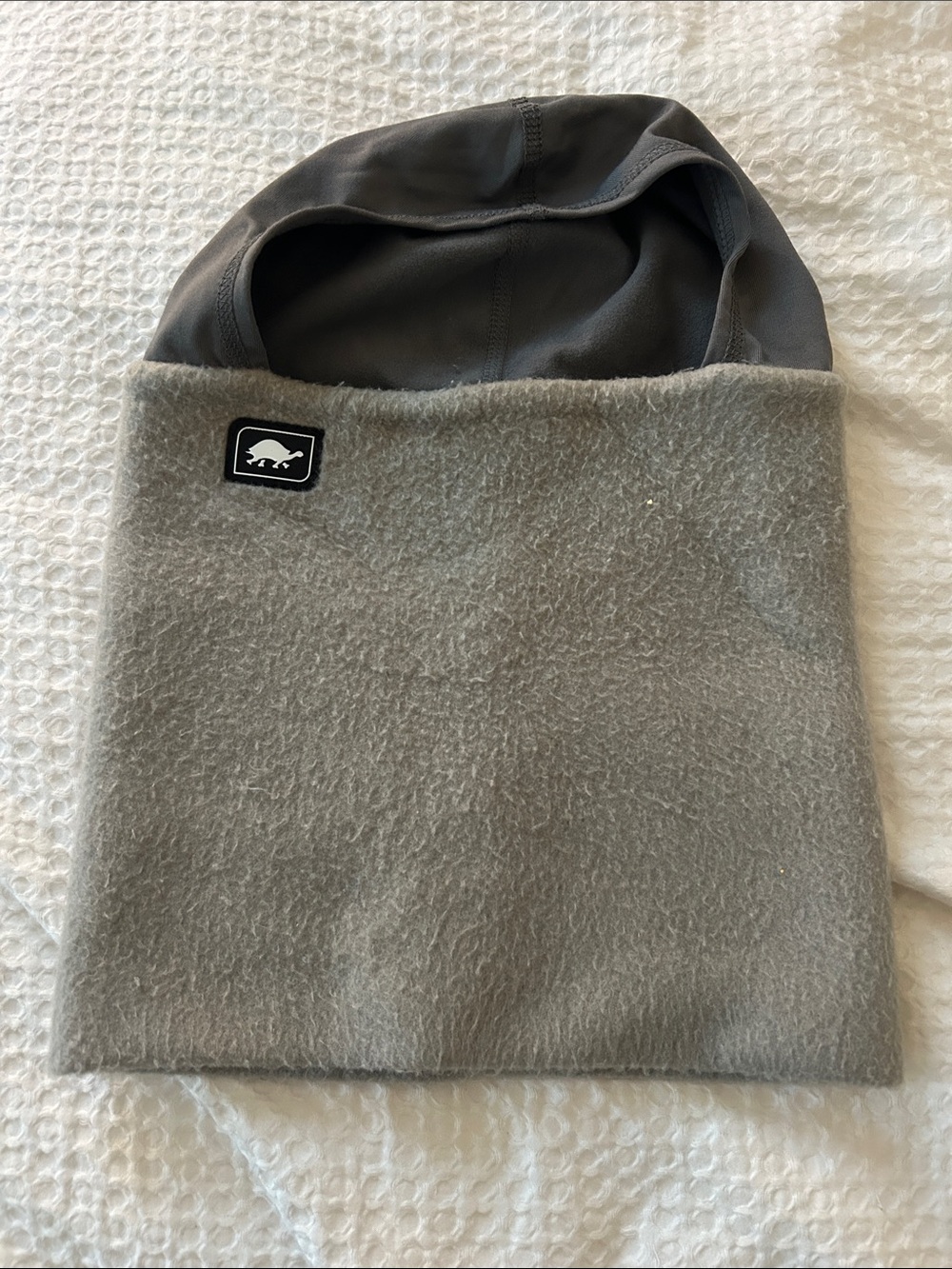 Turtle fur Gray Neck Warmer